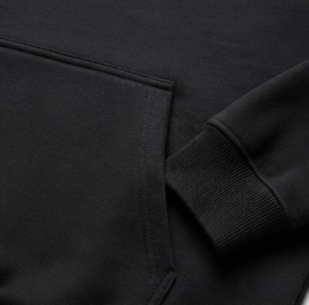 Oversized Hoodie — Black — view 3