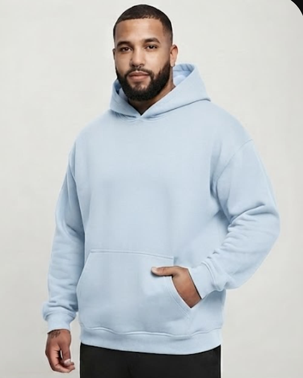 Oversized Hoodie — Sky Blue — view 2