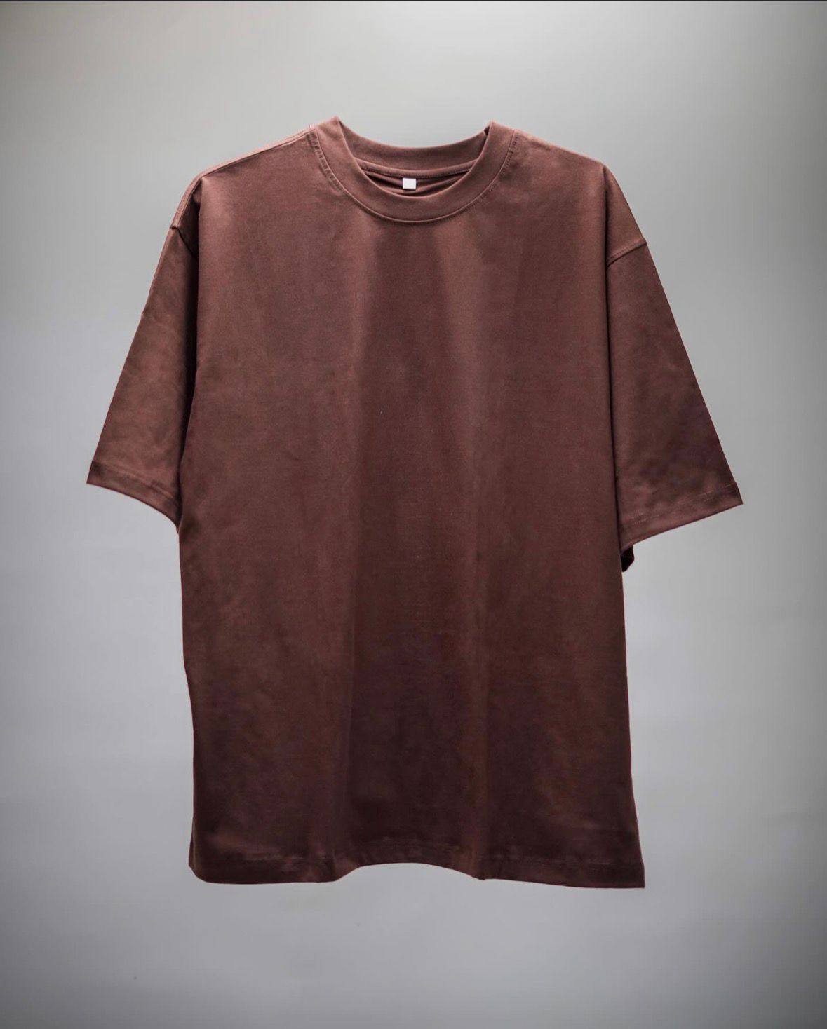 Oversized Tee — Brown