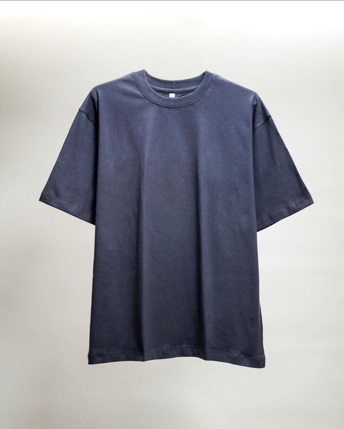 Oversized Tee — Navy